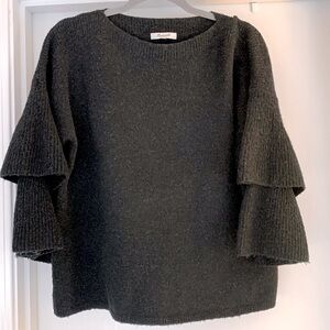 Madewell black wool sweater